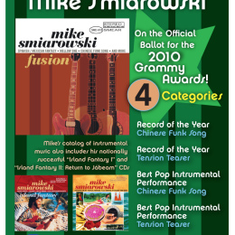 Mike Smiarowski - Fusion Grammy flyer 2010